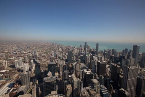 A Chicago view from 103 stories up.